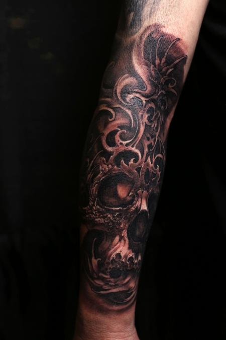 Tattoos - Ornate Skull - 129575